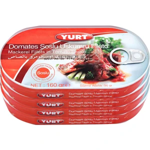 - Soslu Uskumru Fileto 160 gr *4 Adet