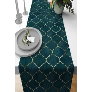 Dokuma Leke Tutmaz Elit Tay Tüyü Kumaş Masa Örtüsü Runner Fas 40X140 Cm RNR259