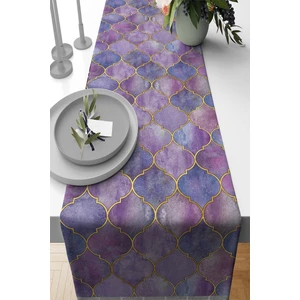 Elit Tay Tüyü Dokuma Leke Tutmaz Kumaş Masa Örtüsü Runner Fas 40X140 Cm RNR273