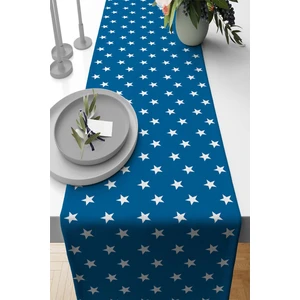 Masa Örtüsü Leke Tutmaz Elit Tay Tüyü Dokuma Kumaş Runner Yıldızlı 40X140 Cm RNR370