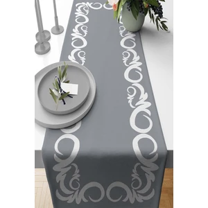 Masa Örtüsü Leke Tutmaz Elit Tay Tüyü Dokuma Kumaş Runner Klasik Kenarlı 40X140 Cm RNR387