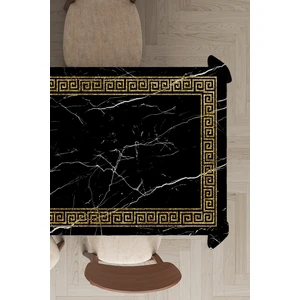 Leke Tutmayan Dokuma Elit Yıkanır Leke Tutmayan Kumaş Çerçeveli Masa Örtüsü MSO333