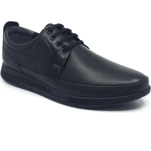 Öz Soylu %100 Deri Bağcıklı Rahat Erkek Günlük Kışlık Büyük Ayakkabı 45-48