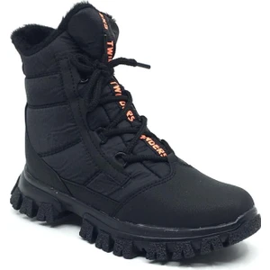 Çocuk Fermuarlı Kışlık Rahat Günlük Içi Yünlü Bot 26-35