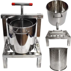 Tfp 10 Paslanmaz Çelik Meyve Sıkım Presi 10 Litre ATALAR609