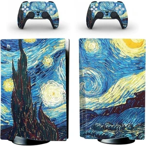 Kt Grup Van Gogh Playstation 5 Disk Edition Sticker Kaplama Seti
