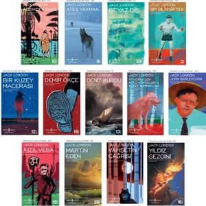 John Barleycorn - Deniz Kurdu  - Vahşetin Çağrısı - Jack London - 13 Kitap Set