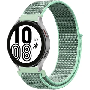 Huawei Gt / Gt2 / Gt2 Pro / Gt3 / Gt3 Pro 46MM Hasır Dokuma Cırt Cırt Kordon Kayış 22MM