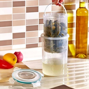 Süzgeçli Turşu ve Zeytin Saklama Kabı 1.5 Litre
