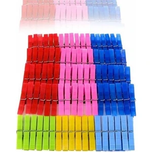 Lale Plastik Çilek Çamaşır Mandalı 144 Adet