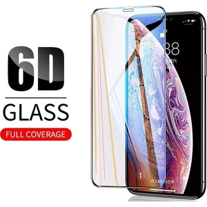 Apple iPhone 12 Ekran Koruyucu 6D Kırılmaz Cam - Ultra Darbe Emici Etkin Koruma - Ekranı Tam Kaplar