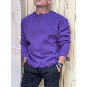 Oversize 3 Iplik %100 Pamuk Sweatshirt