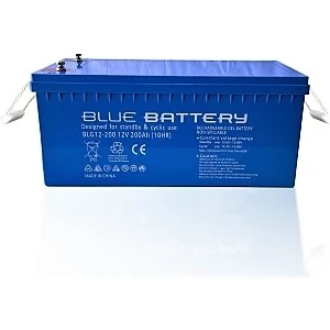 Blue Battery 12 Volt 200 Amper Jel Akü Derin Döngü BLG12-200 Deep Cycle