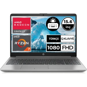 Hp 250 G9 6Q8N3ESEA01 Ryzen7 5825U 16 GB 512 SSD 15.6" FHD Freedos Taşınabilir Bilgisayar
