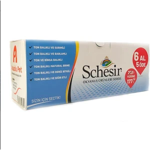 Okyanus Ürünleri Kedi Konservesi 6 Al 5 Öde