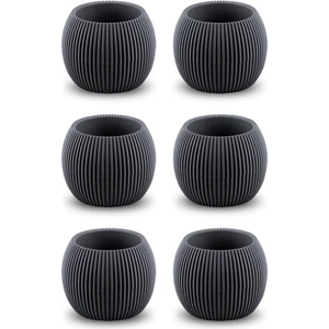 Su Hazneli Yuvarlak Plastik Kaktüs Sukulent Çiçek Saksısı Mercan Saksı