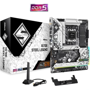 X670E Steel Legend DDR5 6600+ MHz (OC) AM5 ATX Anakart