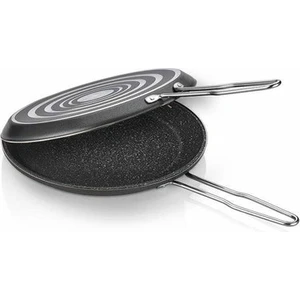 Erbiş Mutfak Ebriş Granit Balık Kızartma Tavası Ikiz 32 cm