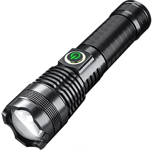 Pangolin Outdoors Güç Göstergesi USB Şarjlı Dış Mekan Güçlü Işıklı El Feneri (Yurt Dışından)