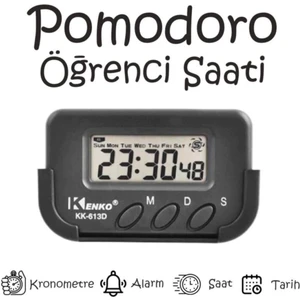Pomodoro Kronometreli Öğrenci Ders Çalışma Saati