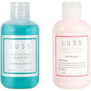 Passıflora Şampuan - Hızlı Uzama C Vitamini Katkısı ve Luss Plant Keratin Conditioner 2'li Set