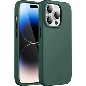 M.TK Moveteck Apple Iphone 14 Pro Max Kılıf Ipeksi Yumuşak Hisli Içi Kadife Lansman Renkli Silikon Liquid
