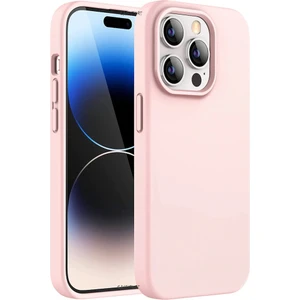 M.TK Moveteck Apple iPhone 14 Pro Kılıf Ipeksi Yumuşak Hisli Içi Kadife Lansman Renkli Silikon Liquid