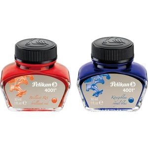 4001 Dolma Kalem Mürekkebi 30 Ml. Kırmızı + Mavi