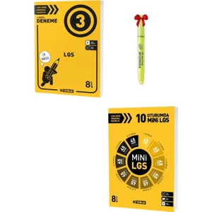 Hız Yayınları LGS 3'lü Genele Deneme ve 10 Oturumda Mini LGS Deneme