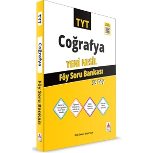 Delta Kültür Yayınevi TYT Coğrafya Föy Soru Bankası (Ciltli)