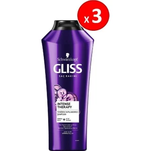 Schwarzkopf Gliss Yeniden Yapılandırıcı Şampuan 360 ml x 3 Adet