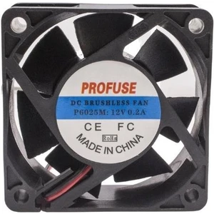 60X60X25MM 12V 0.20A Fan 2 Kablolu