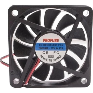 60X60X10MM 12V 0.13A Fan 2 Kablolu