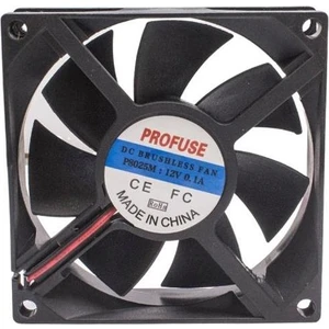 80X80X25MM 12V 0.10A Fan 2 Kablolu