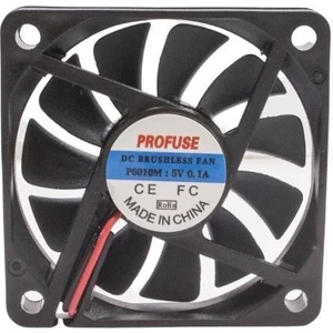 60X60X10MM 5V 0.10A Fan 2 Kablolu
