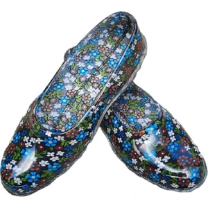 Çiçekli Lastik Ayakkabı