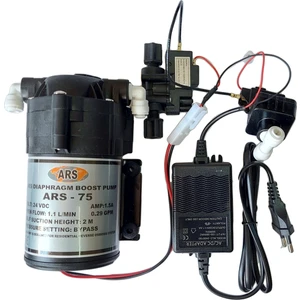 Arspure Filter Su Arıtma Cıhazı 75 Gpd Pompa Seti, Elektrik Bağlantılı Dönüşüm Kiti
