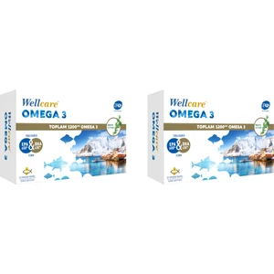 Omega 3 Balık Yağı 1200 Mg 30 Kapsül 2 Kutu