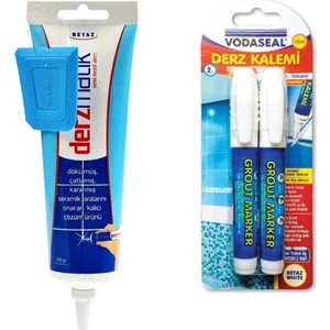 Derzmatik Derz Dolgu 380 Gr Beyaz + Derz Kalemi 2 Li Set