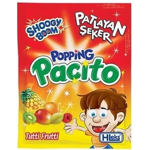 Nostaljik Lezzetler Hleks Popios Pat Layan Şeker Tutti Frutti (4 Adet)