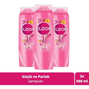 Superblend Saç Bakım Şampuanı Güçlü Ve Parlak E Vitamini Makademya Yağı  500 Ml X3