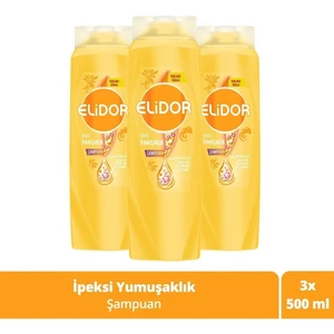 Superblend Saç Bakım Şampuanı Ipeksi Yumuşaklık Argan Yağı Ipek Proteini C Vitamini 500 Ml X3