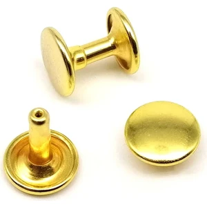 Perçin 33,5no 9mm Iki Taraf Kafa 50 Takım (Leathercraft, Deri Hobi)