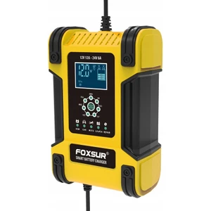 Easy Trading 12V 12A Araba Motosiklet Pil Şarj Cihazı - Sarı  (Yurt Dışından)