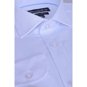 Pamuklu Düz Uzun Kollu Regular İtalyan Yaka Erkek Gömlek,B5-008