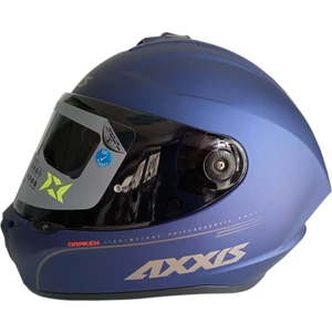 Axxıs Draken Solid Full Face Kapalı Kask Mat Mavi - L