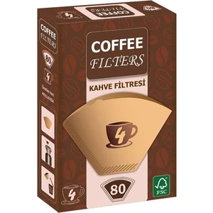 Coffee Filters Filtre Kahve Kağıdı No:4 80'li