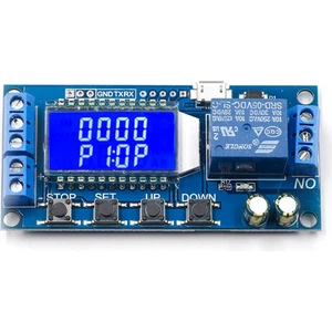 XY-LJ02 6-30V Çok Fonksiyonlu Zaman Ayarlı Röle Modülü