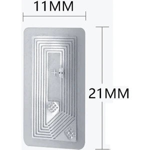 13.56 Mhz NTAG213 Nfc Rfid Etiket Transparan Manyetik Sticker Proximity Göstergeç