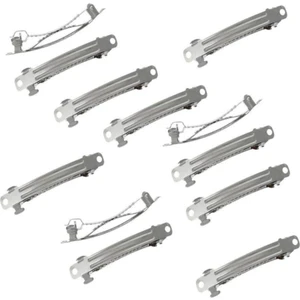 50 Adet 5 Cm Gümüş Renk Metal Otomatik Toka